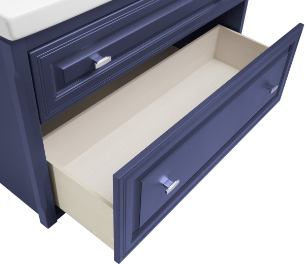 Тумба под раковину ASB-Woodline   Кастелло 80 12061 (синий)